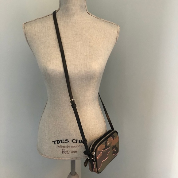 COACH Wild Camo Crossbody Pouch Bag Purse - Picture 6 of 7